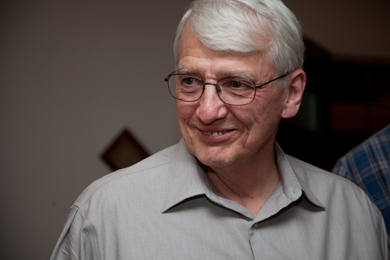 Writer Gurney Norman was in the area for the Harriette Arnow celebration held yearly at Somerset Community College nearby. Photo by Pat Arnow