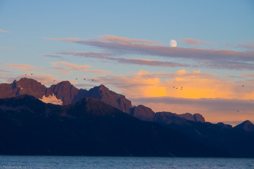 Seward, Alaska, Waxing Moon