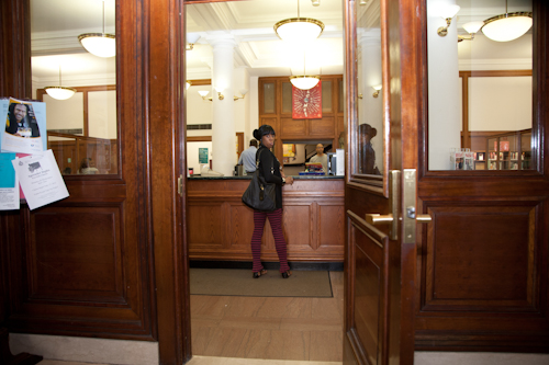 Public Library, Tremont Branch, Bronx, New York. Photo by Pat Arnow