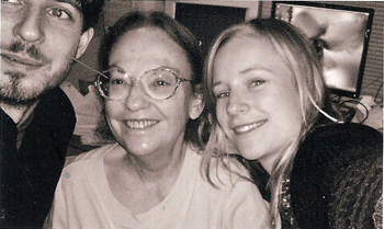With her friends Dylan and Miranda Keeling. (Photo from the Keelings)