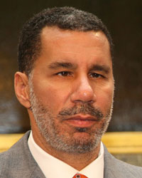Former Governor David Paterson (who is blind)